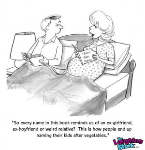 How People End Up Naming Their Babies After Vegetables (Cartoon)