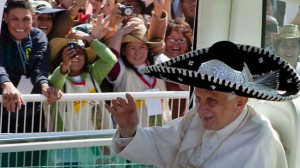does the Pope wear a funny hat?
