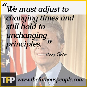 We Must Adjust To Changing Times And Still Hold Unchanging