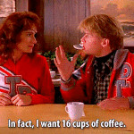 twin peaks gif,twin peaks quotes,mike nelson,nadine hurley