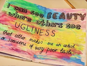Can see Beauty Where Others See Ugliness ~ Attitude Quote