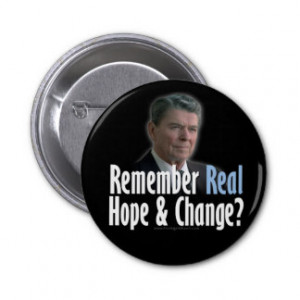 Remember REAL hope and change? Pinback Buttons