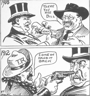 Political Cartoons Woodrow Wilson Election 1912