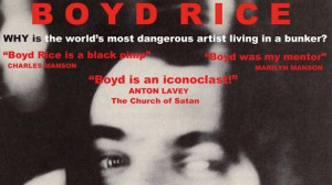 Music, Movies and Misanthropy: On Boyd Rice and Iconoclast