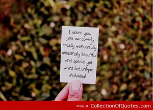 special yet weird but unique individual Picture Quote Picture Quotes
