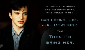 chris colfer quote jk rowling harry potter