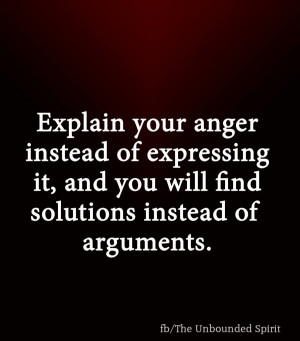 Anger, How to express anger