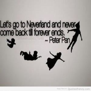 PeterPan neverland Quotes Quotes Frenzy