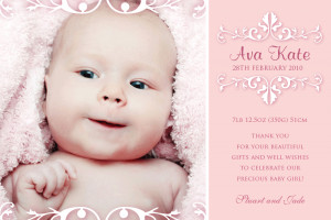 › Birth Announcements › Printable Custom Baby Girl Custom Birth ...