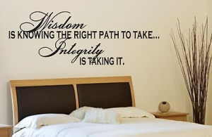 ... knowing the right path to take wall art sticker quote Living room -068