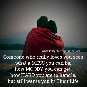 If someone really #loves you, they never let you slip away no matter ...