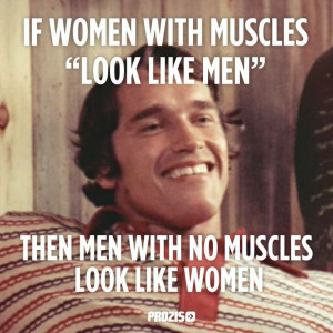 If women with muscles 