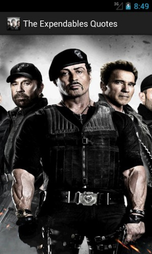 quotations of the expendables the expendables is a 2010 american ...