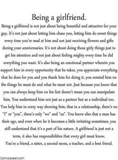 Girls do not often realize how mich emotional support their boyfriends ...