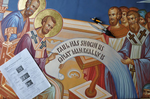 St.Paul guiding St. John Chrysostom - photo by: Ted, Source: Flickr ...