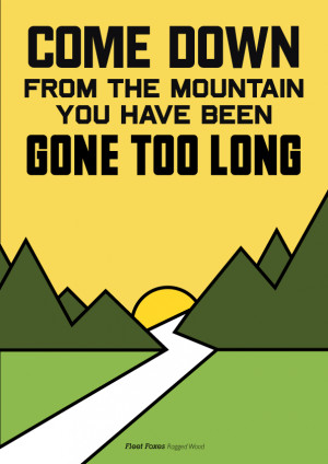 25 Creative Posters With Memorable Quotes From Music Lyrics