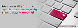 Beautiful Love Quote Facebook Timeline Cover