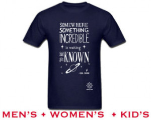 Sagan Quote Tshirt - Carl Sagan Ast ronomy TShirt Hand Lettered ...