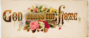 God Bless Our Home” by Louis Prang & Co. (1873)
