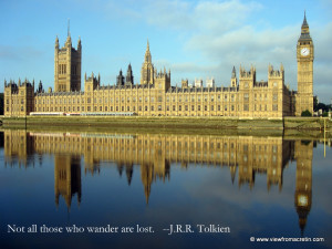 The Inspiration Series – London, England, Quote By J.R.R. Tolkien