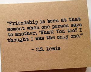 Lewis quote typewriter blank n ote cards unique birthday gift ...