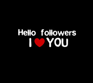 followers, heart, love, text