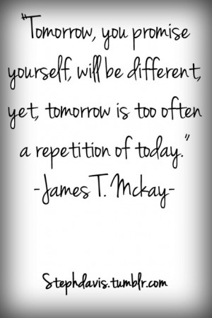 Tomorrow james t. mckay