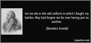 More Benedict Arnold Quotes