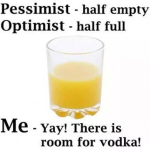 room for vodka