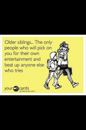 Older siblings