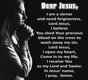 AM a Sinner Prayer