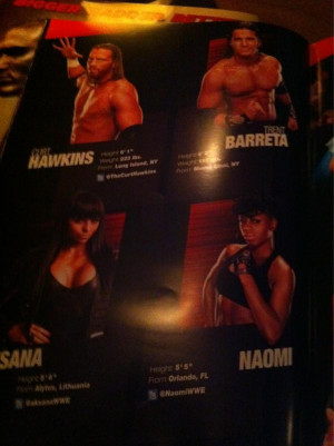 Thread: Naomi included in WWE's European Tour Programme