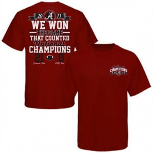 Alabama Crimson Tide 2011 BCS National Champions