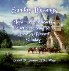 Have a blessed Sunday!