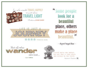 FREE Word Art for Scrapbooking Travel by Amy Kingsford | Get It ...