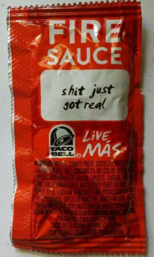 What Taco Bell really needs to say on their Fire Sauce