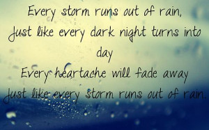 gary allan - every storm runs out of rain