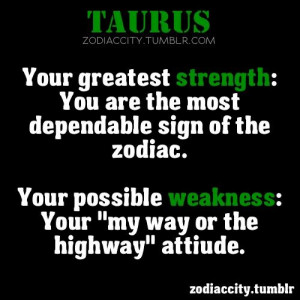 Taurus: Greatest Strength and Weakness