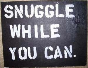 never too old to snugggle :]]]] its my favorite thing to do with just ...