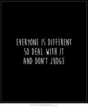 Everyone Is Different