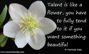 Marinela reka quotes quote about talent quote about talent and hard ...