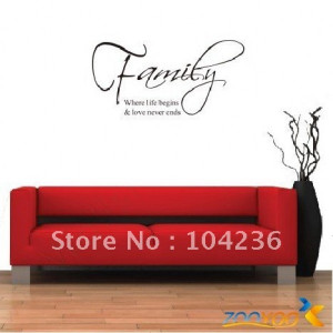 ... Quote/Vinyl Wall Decals :30*60cm Removable Waterpoof Wall Sticker