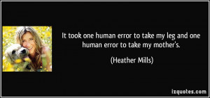 More Heather Mills Quotes