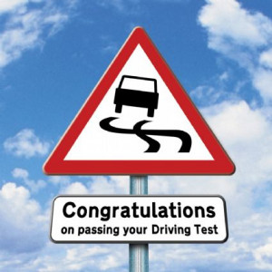 Congratulations on Passing Your Driving Test