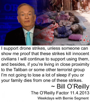 Bill O'Reilly and His Comments on Drones: A False Characterization?
