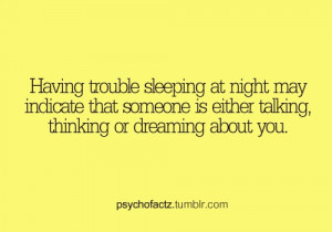 Trouble Sleeping