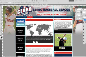 Your sports website mock-up will be sent to you to approve.