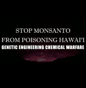 Stop Monsanto From Poisoning Hawai'i: Genetic Engineering Chemical ...