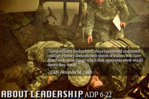Military Leadership Quotes Center for army leadership