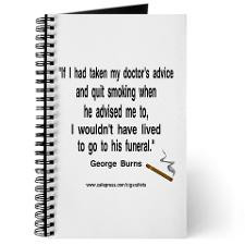 George Burns Cigar Quote Journal for
